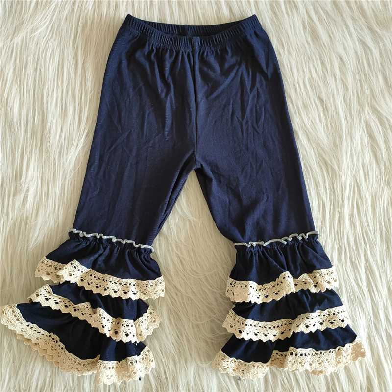 lace ruffles pants girls trousers