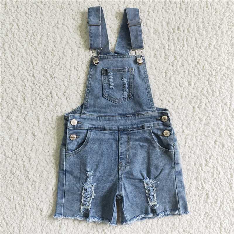 denim overall summer shorts denim jumpsuits