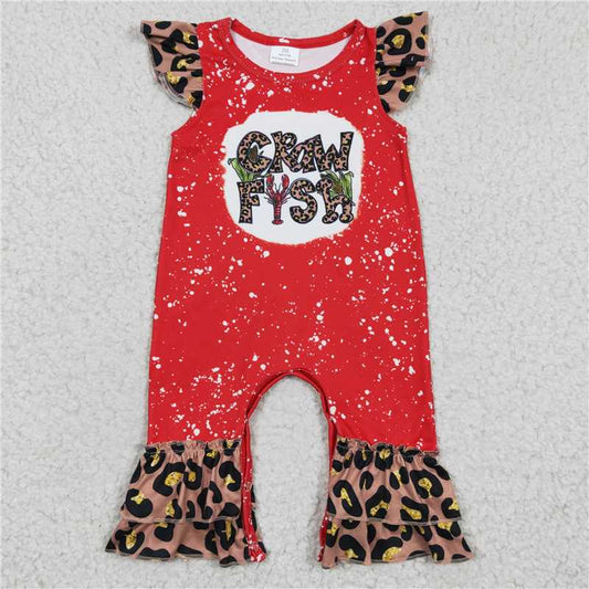 fish girls jumpsuit baby rompers