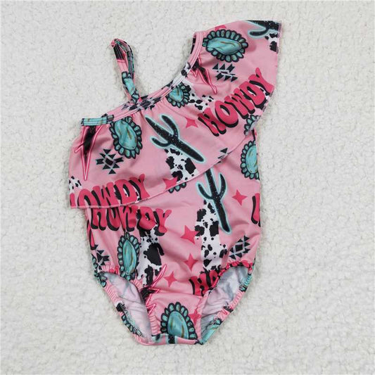 howdy girls swimsuit summer bathing suit