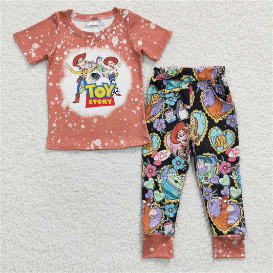 cartoon toy boys outfits kids clothes