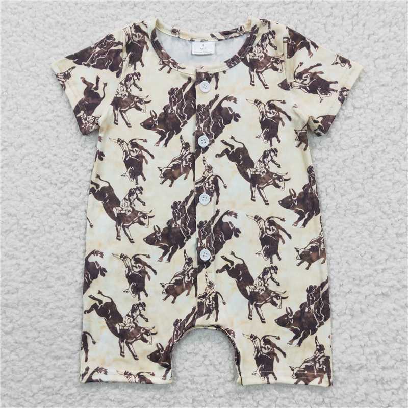 cowboy jumpsuit boy rompers kids baby clothes