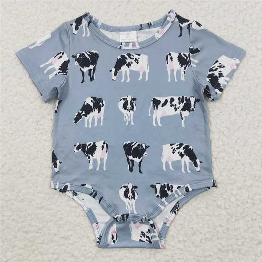 cow baby bubbles boys rompers