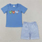 embroidery chicken kids outfits match baby rompers