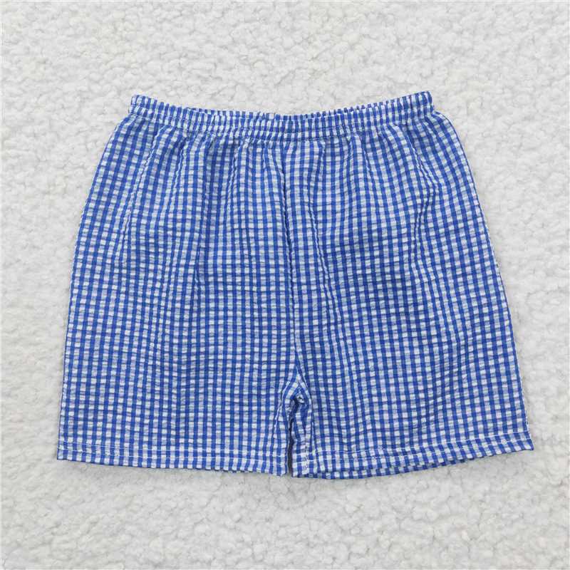 seersucker boys shorts summer kids clothes