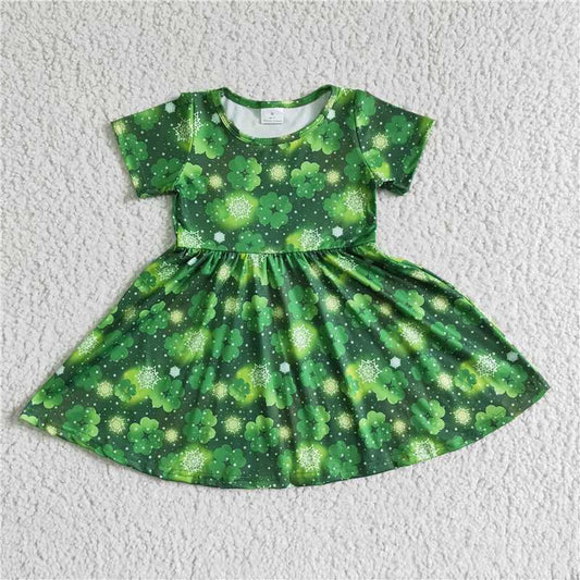 girls dress kids skirt St. Patrick's Day clothes