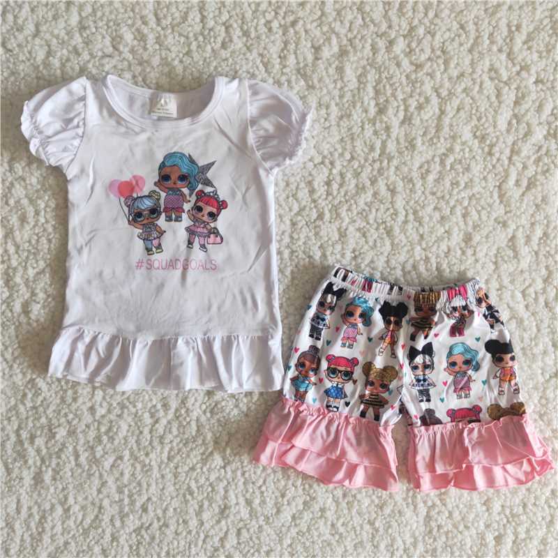 carton girls summer sets 2 pieces