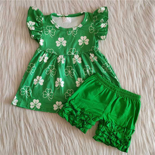 st patrick sets girl suit kids clothes