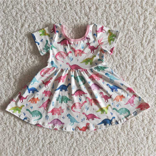 girls dress summer skirt Dinosaur