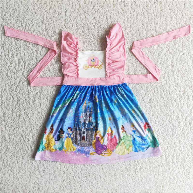 girls dress pumpkin princess skirt kids clothes