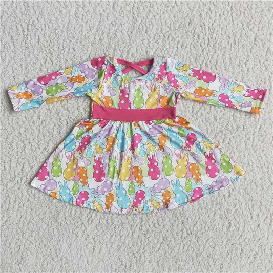 easter skirt Bunny girls dress kids clothes