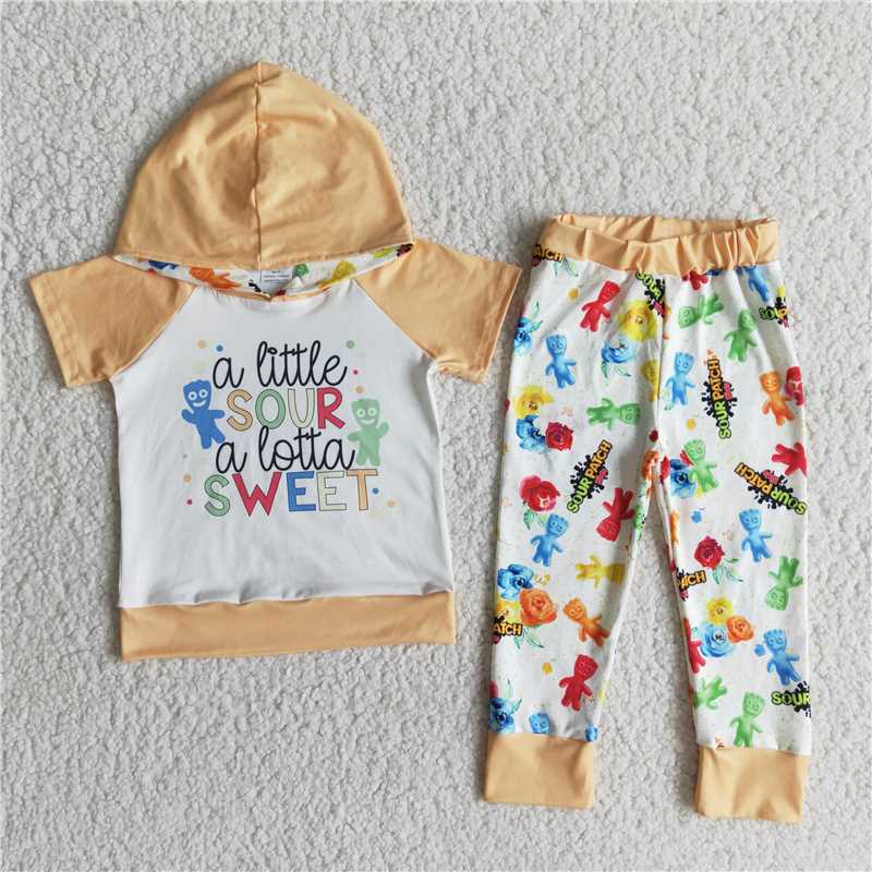 sale "a litter sour a lotta sweat" boys hooded outfits