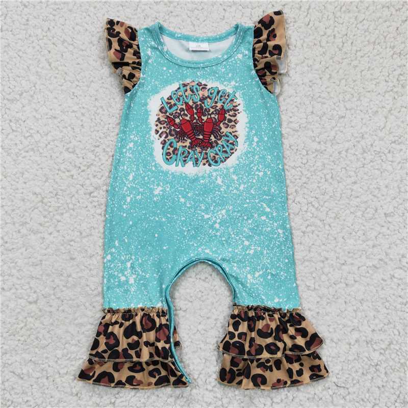 lobster girls jumpsuit baby rompers