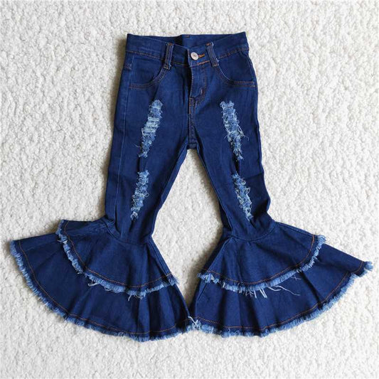 blue jeans girls long pants