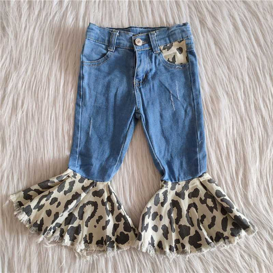 blue girls long pants jeans