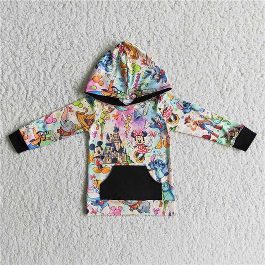 Carton long sleeve hoodie top