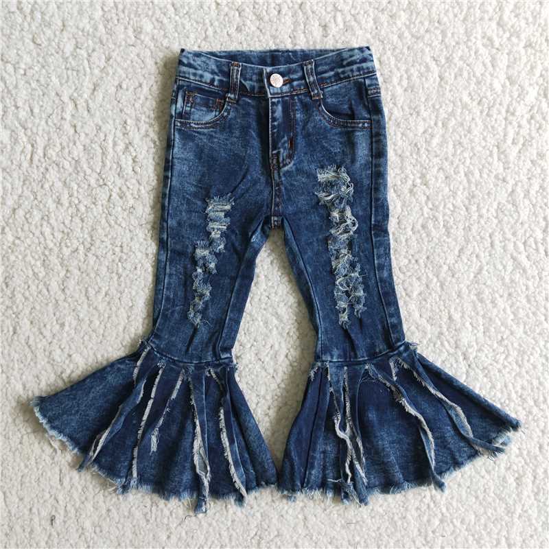 tassel bell jeans girls long pants