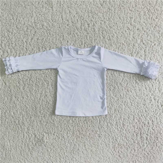 white girls long sleeve shirt cotton tops