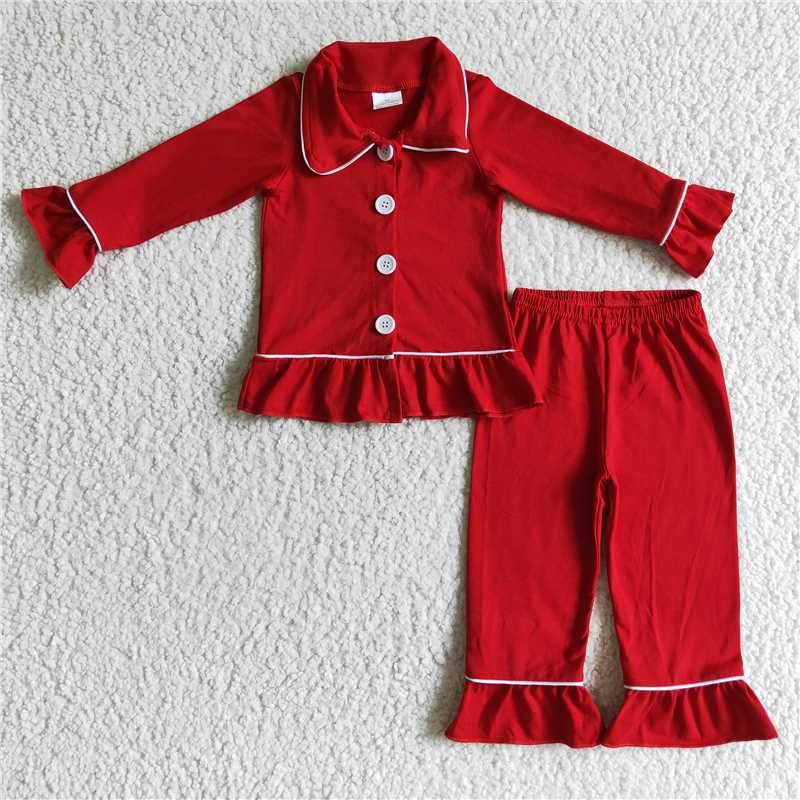 Christmas pajamas suit cotton girl match boy silbing sleep outfits kids clothes