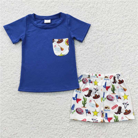 texas west boys summer sets kids clothes