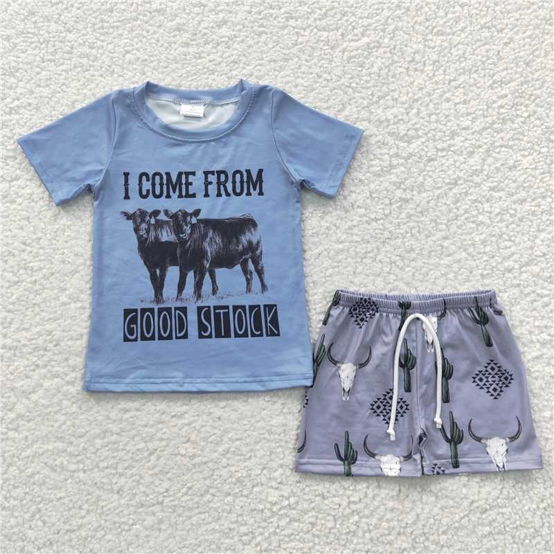 i come from good stock boys summer sets kids clothes