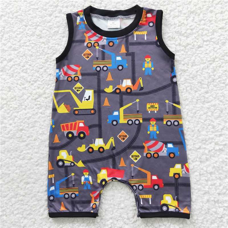 Engineering Team jumpsuit boy rompers kids baby clothes