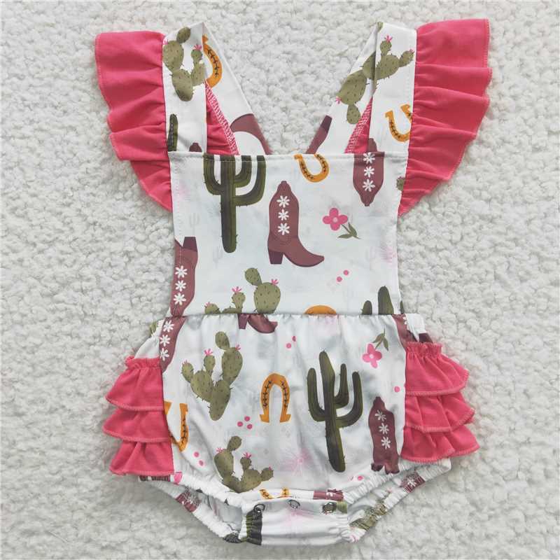 west baby bubbles girl rompers