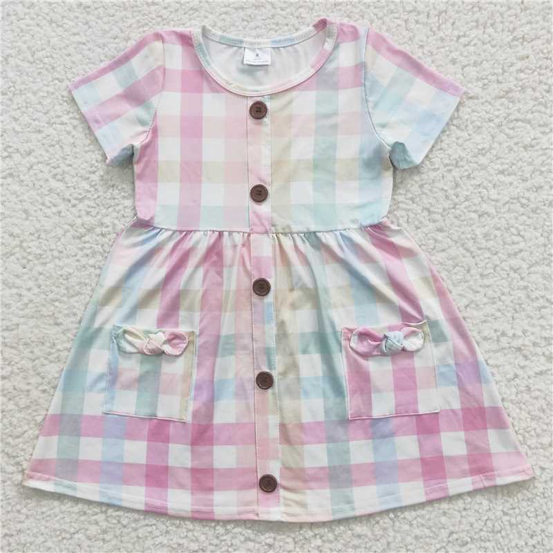 colored plaid boys shirt  match girls dress