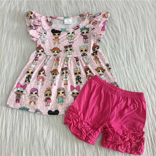 girls summer shorts sets