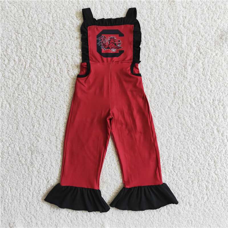 team girls overall kids jumpsuit