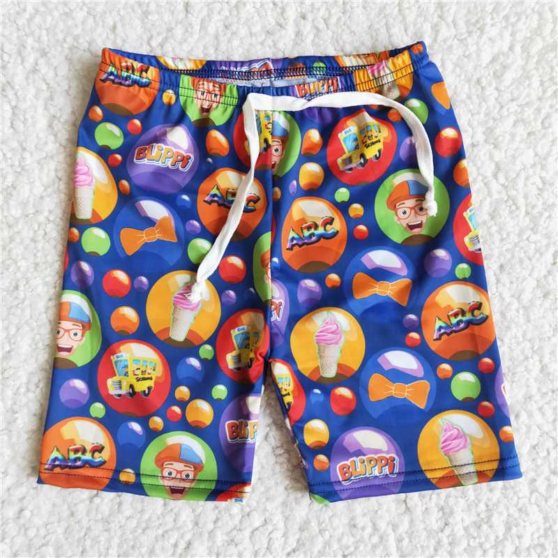 carton boys swim trunks match swimsuit