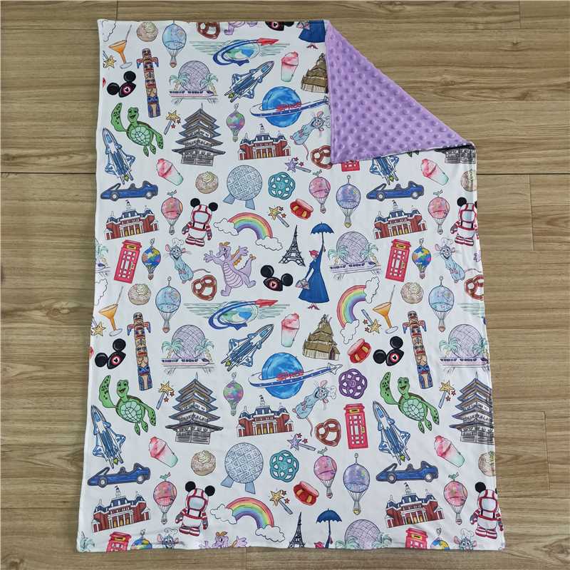 cute kids blankets size 29X43 inches milk silk and cotton