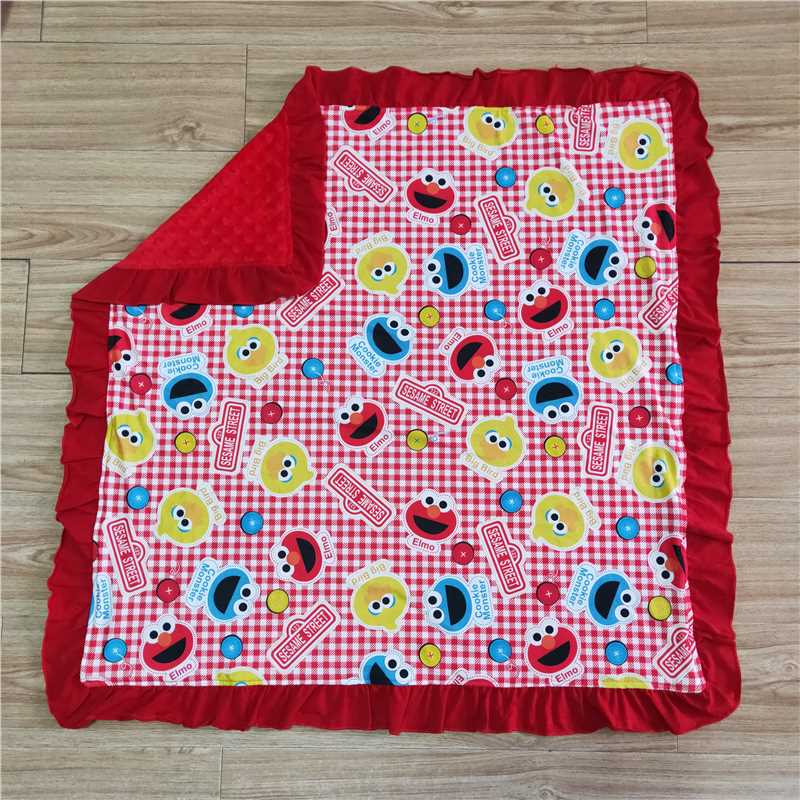 RED Kids blankets size 29X32.68 inches milk silk and cotton