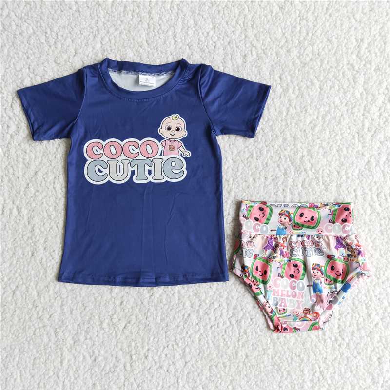 carton kids Girls boys bummies sets