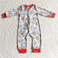 Sleeper romper christmas jumpsuit kids clothes Milk Cookies pajamas