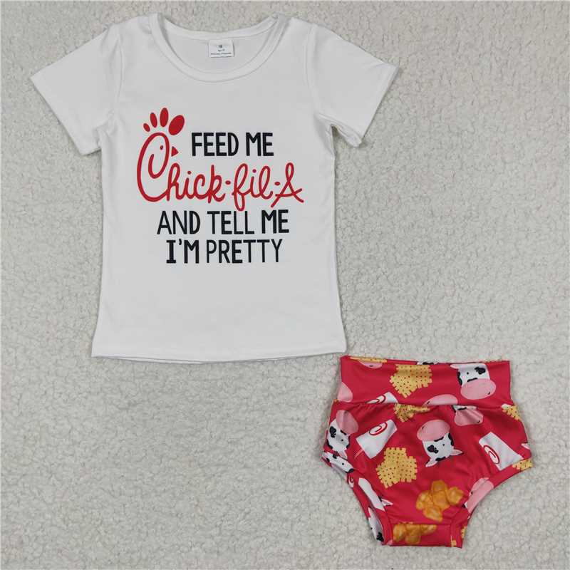 GBO0079 chick Girls baby bummies sets