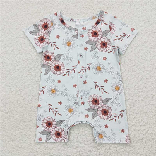 flower girls jumpsuit baby rompers