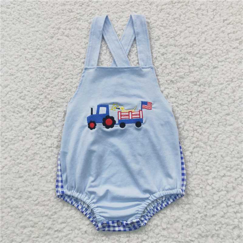 July 4th sibling suit girls match boy match romper