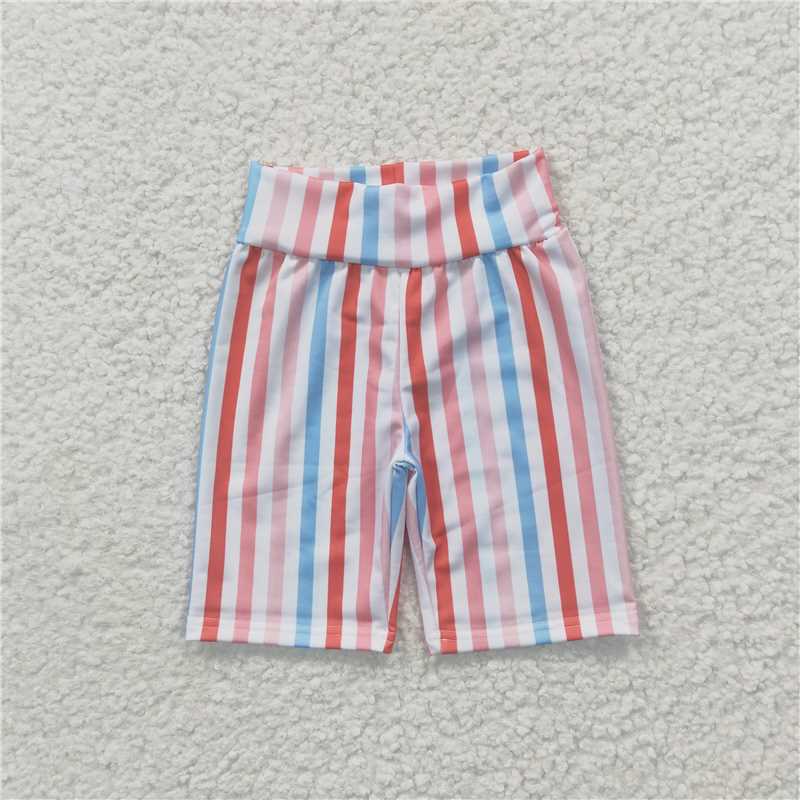 SS0030 summer stripe kids girls Shorts