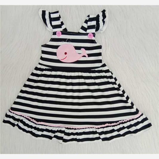 whale girls dress summer skirt