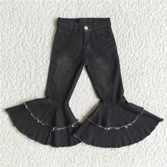 black bell jeans girls long pants