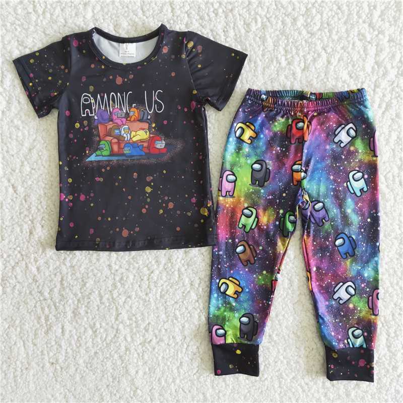 game among us boys shorts sleeve and long pants sale sets