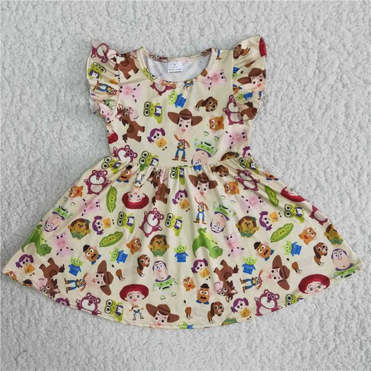 cute carton girls dress summer skirt