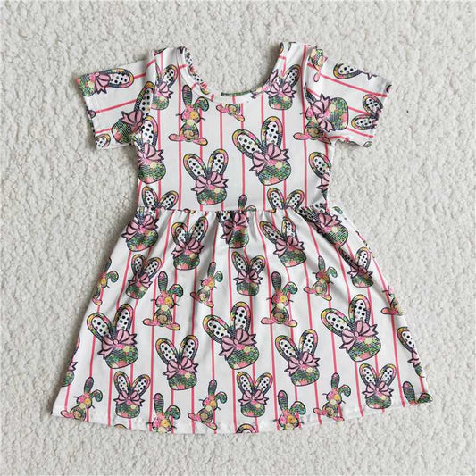 bunny girls dress rabbit easter skirt