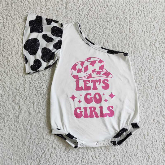 let's go girls bubbles baby rompers