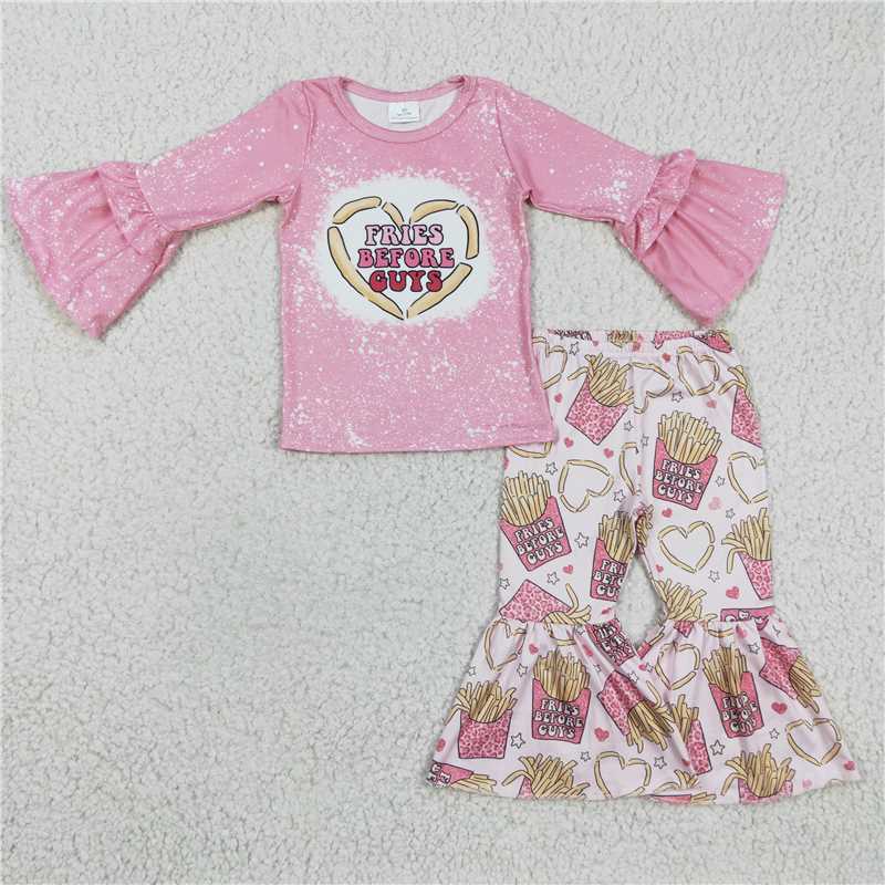 fries berfore guys shirt & bell pants girl set