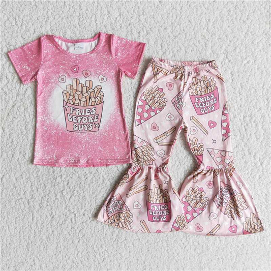 fries berfore guys shirt & bell pants girl set