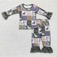 deer camo pajamas suit boys match girl outfits kids clothes