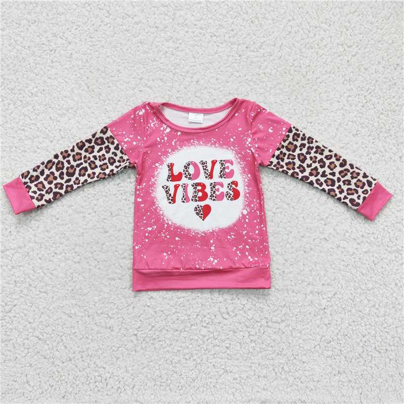 love vibes Valentine's Day top girls shirt