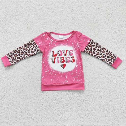 love vibes Valentine's Day top girls shirt